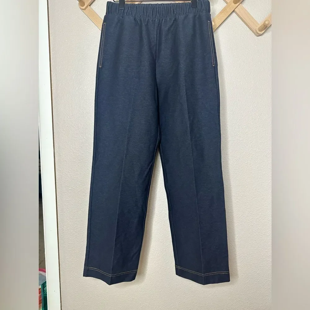 MaxMara Leisure Jean Elastic Waistband Pants Sz 4